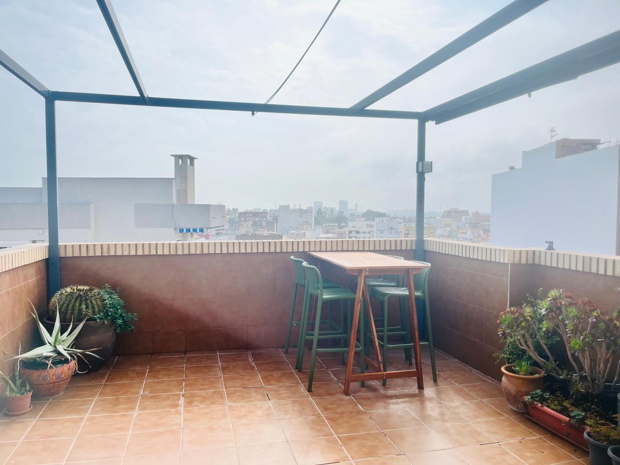 Luminoso Atico Con Terraza, Vistas Y Gym Daire Sagunto Dış mekan fotoğraf